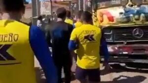 Jugadores del Kure volvieron en micro interno de Luque tras práctica