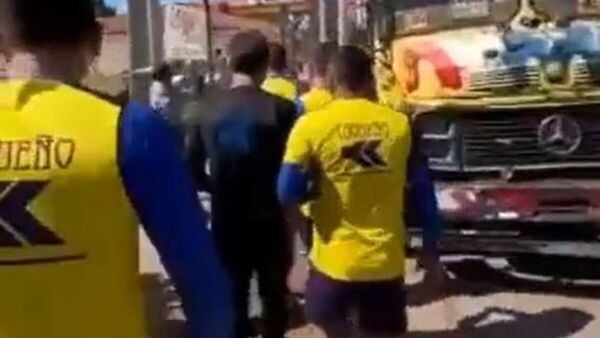 Jugadores del Kure volvieron en micro interno de Luque tras práctica