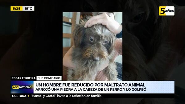 Un hombre fue reducido por maltrato animal - ABC Noticias - ABC Color