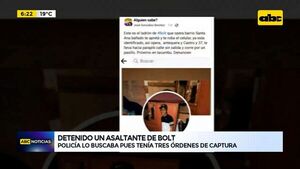 Detenido un asaltante de Bolt - ABC Noticias - ABC Color