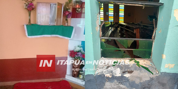 “NI LOS SANTOS SE SALVAN”: HURTARON EN CAPILLA EN ARROYO PORÁ