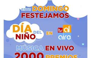 ¡"Tv Al Aire" entregará mañana 2.000 regalos por el Día del Niño!