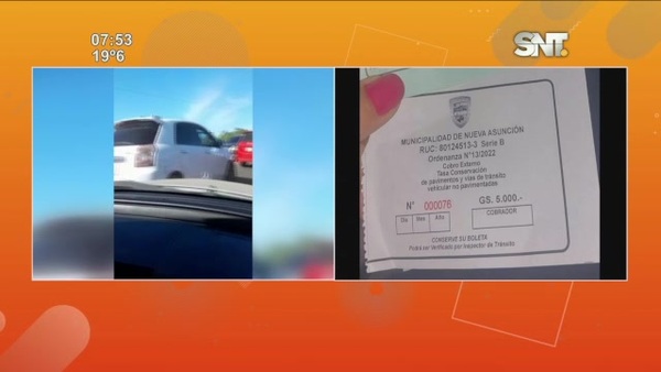 Nueva Asunción: Nuevo peaje municipal crea caos - SNT