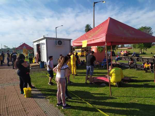 "Bombero por un día", la jornada fue todo un éxito