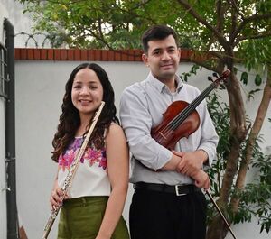 Dos hermanos y los sonidos de flauta y violín desde el Liceu - ABC Revista - ABC Color