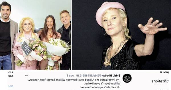 La Nación / El regreso de Mirtha, Heche y su tragedia e ¿infidelidad de William?