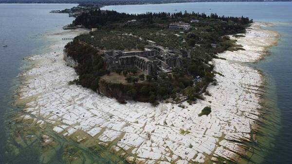 Más sequía para Europa: Lago Garda, en Italia, tiene los niveles más bajos de la historia - El Independiente