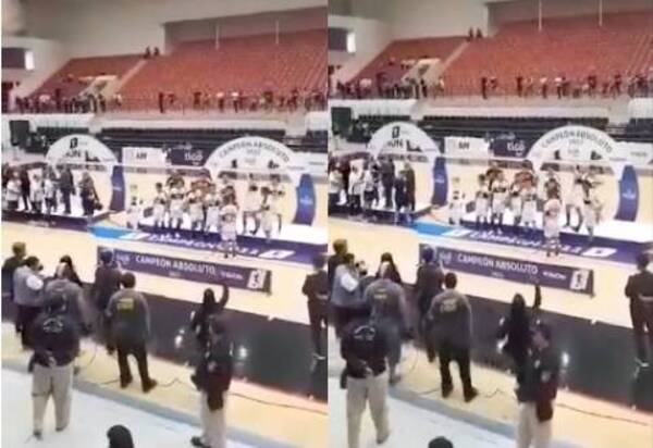 Crónica / [VIDEO] Olimpistas se ubicaron en el lugar del "campeón" y les dijeron "circulá"