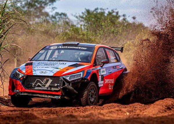 Fabrizio Zaldívar abandonó por problemas en el Hyundai i20 n Rally 2 - ABC Motor 360 - ABC Color