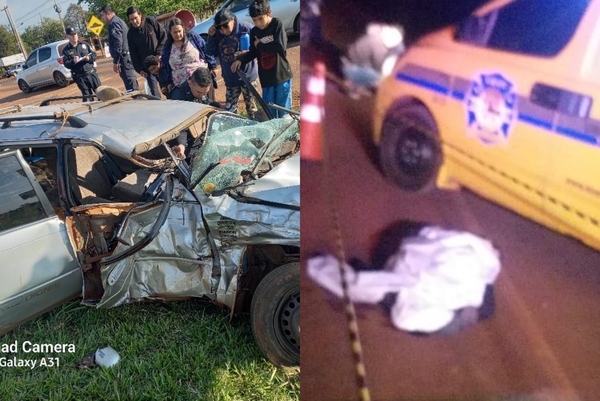 En Minga Guazú, accidentes de tránsito dejan un muerto y tres heridos - La Clave