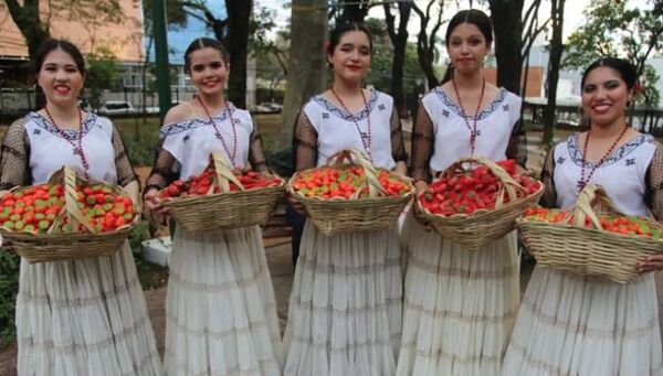 Primera edición de la Feria de la Frutilla en la Plaza Infante Rivarola