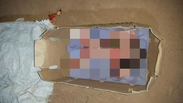 Reciclador encontró un bebé muerto y le hizo un cajoncito de cartón