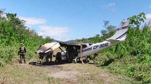Cayó avioneta en el Chaco: Tripulantes quemaron cabina y huyeron