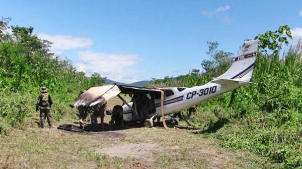 Cayó avioneta en el Chaco: Tripulantes quemaron cabina y huyeron
