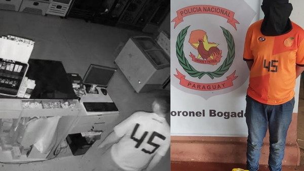 Cnel. Bogado: Hurtan en bodega y aprehenden al presunto autor