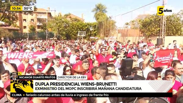 Dupla presidencial Wiens-Brunetti - ABC Noticias - ABC Color