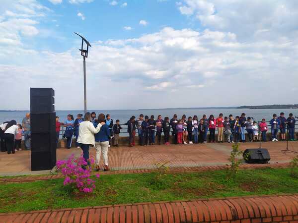 Los Niños Merecen Vivir: Emotiva conmemoración por el día del niño en la costanera de Encarnación