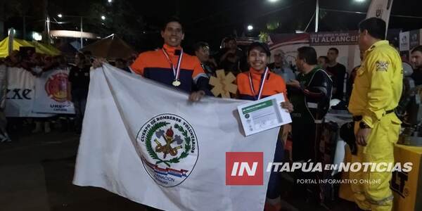 BOMBEROS DE ENCARNACIÓN CAMPEONES NACIONALES EN COMPETENCIA NACIONAL DE TRAUMA