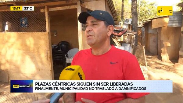 Plazas céntricas siguen sin ser liberadas - ABC Noticias - ABC Color