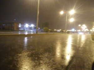 Lluvia y granizos en Encarnación - Nacionales - ABC Color