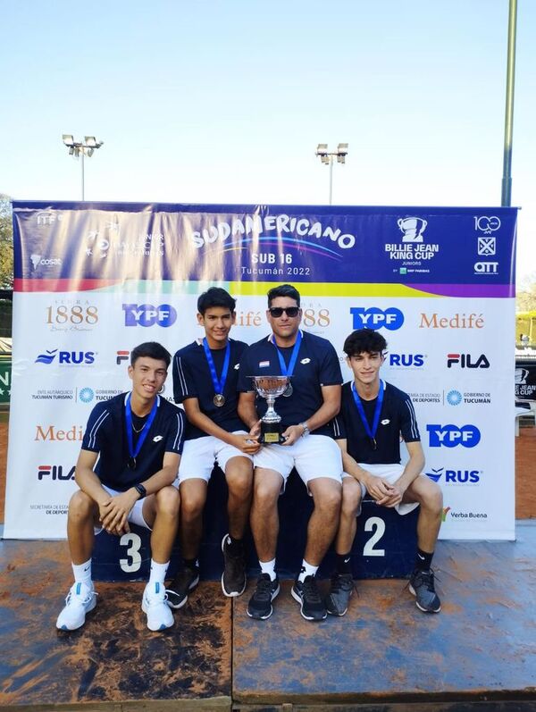 Paraguay Sub 16 va a la Copa Davis Jr. - Polideportivo - ABC Color