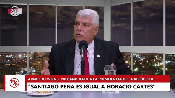 Arnoldo Wiens afirmó que Santiago Peña es igual que Horacio Cartes - Megacadena — Últimas Noticias de Paraguay