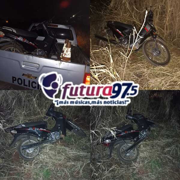 Moto fue recuperada gracias al sistema de rastreo