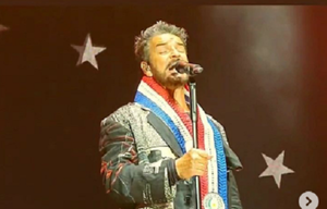 Ricardo Arjona lució una tricolor de ñandutí preparado exclusivamente para él - Te Cuento Paraguay
