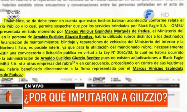 ¿Por qué imputaron a Arnaldo Giuzzio? | Telefuturo