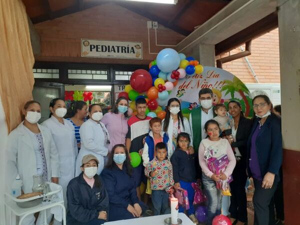 Festejaron el Día del Niño en el Hospital Regional de Pedro Juan Caballero