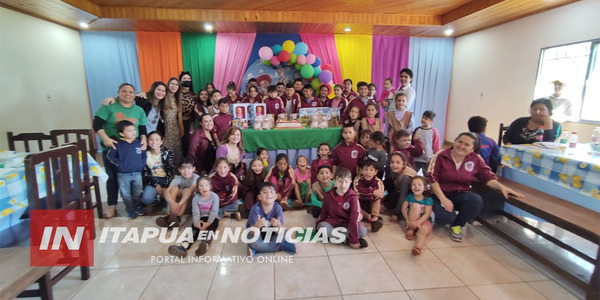 FESTEJO BULLICIOSO EN EL HOGAR DIVINO NIÑO DE KA’AGUY RORY