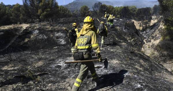 La Nación / Incendio arrasa en provincia de España