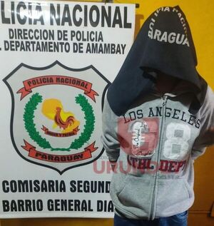 Joven fue aprehendido tras matar a un lorito y amenazar a su familia con una lanza