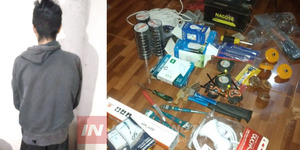 CORRIÓ A DELINCUENTE QUE HURTO EN SU LOCAL Y LO ENTREGÓ A LA POLICÍA