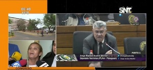 Diputados interpelaron a Vicente Battaglia - SNT