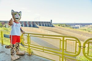 Tirika, mascota de los Juegos Suramericanos 2022, visitó la hidroeléctrica - La Clave
