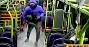 La Nación / Asaltan a todos los pasajeros de un bus de la Línea 23