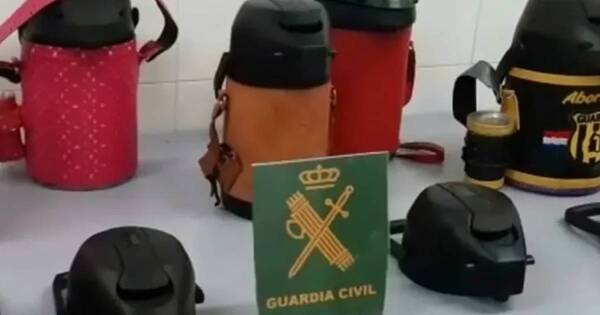 La Nación / Incautan 4 kilos de cocaína en Madrid en termos enviados desde Paraguay