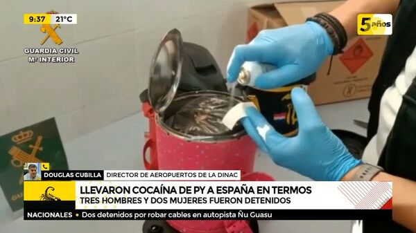 España incautó cocaína proveniente de Paraguay   - ABC Noticias - ABC Color