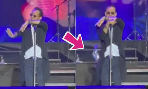 Marc Anthony recibe tremendo ‘botellazo’ en pleno show - OviedoPress