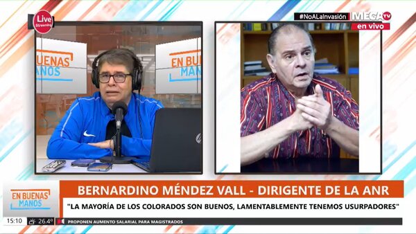 Dirigente dijo que “la mayoría de los colorados son buenos, pero hay muchos usurpadores” - Megacadena — Últimas Noticias de Paraguay