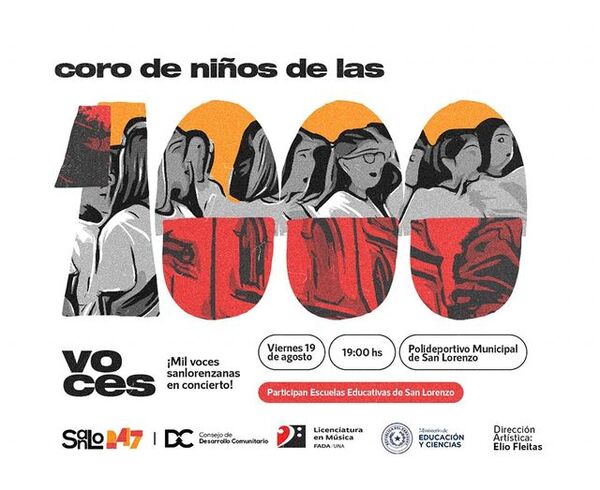 Este viernes, "Coro de niños de las 1000 voces" - San Lorenzo Hoy