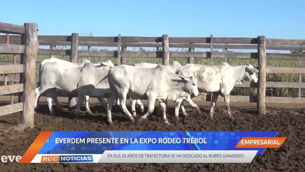 Everdem representa al mundo de los negocios ganaderos en la Expo Rodeo Trébol