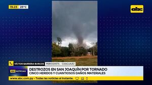 Destrozos en San Joaquín por tornado - ABC Noticias - ABC Color
