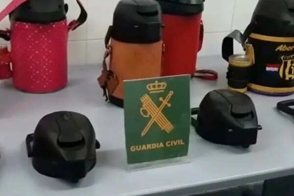 Cinco paraguayos detenidos por introducir cocaína en España