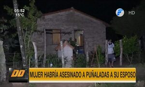 Mujer habría asesinado a puñaladas a su esposo en Atyrá | Telefuturo