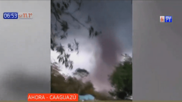 SEN asistirá a familias afectadas por tornado en San Joaquín, Caaguazú | Noticias Paraguay
