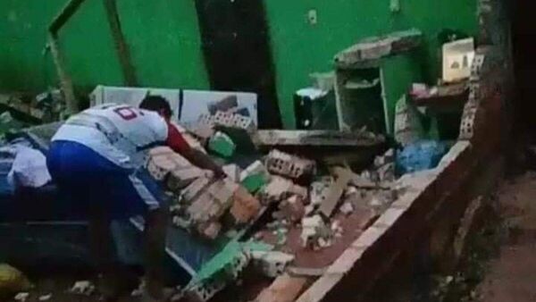 Tornado dejó tres heridos y a 5 familias sin sus casas