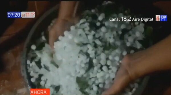 Granizada y lluvias causaron estragos en San Pedro | Noticias Paraguay