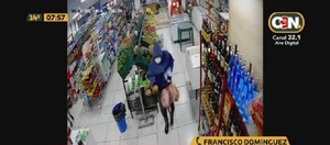 Robo en un comercio de Mariano Roque Alonso - C9N